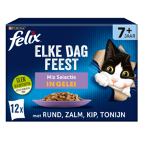 Felix kattenvoer Elke Dag Feest Senior Mix