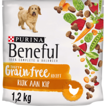 BENEFUL® Tasty Grain Free Rijk aan Kip met Groenten hondenvoer voorzijde