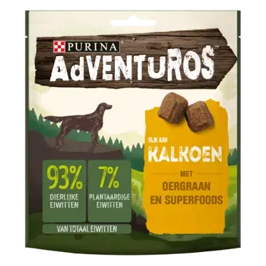 Adventuros kalkoen superfood hondensnacks