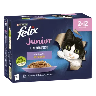 Felix kattenvoer Elke Dag Feest Junior Mix