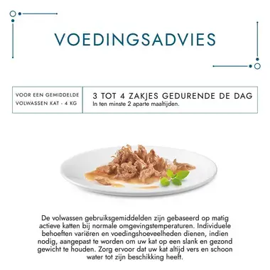 Gourmet kattenvoer Perle voedingsadvies