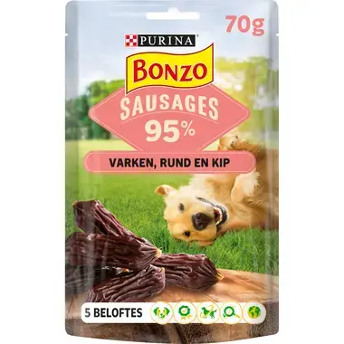 Bonzo Sausages honden snack MHI