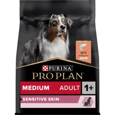 MHI PURINA® PRO PLAN® Medium Adult Sensitive Skin Rijk aan Zalm 