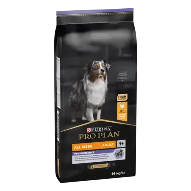 Front PURINA® PRO PLAN® All Sizes Adult Performance 