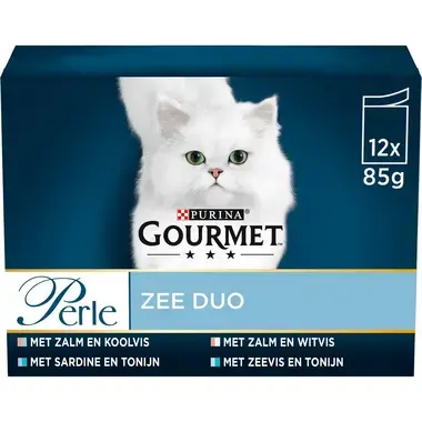 GOURMET™ Perle Duo Mini Filets in saus kattenvoer nat