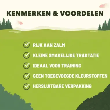 AdVENTuROS™ Training Rijk aan Zalm hondensnacks