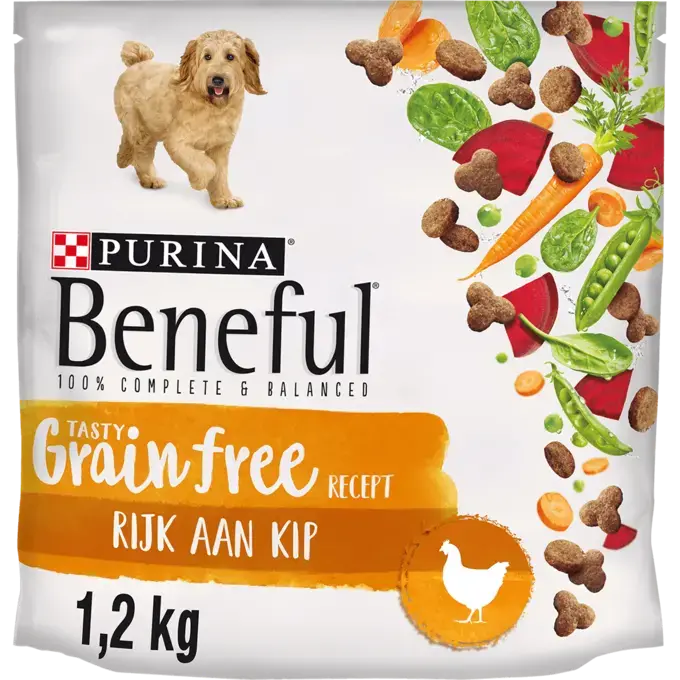 Beneful Grain Free Rijk aan Kip met Groenten hondenvoer